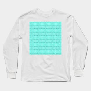 breakfast at tiffany pattern Long Sleeve T-Shirt